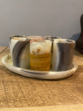 Load image into Gallery viewer, Mexican Agate Shot Glass Set