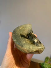 Load image into Gallery viewer, Prehnite Moon Bowl
